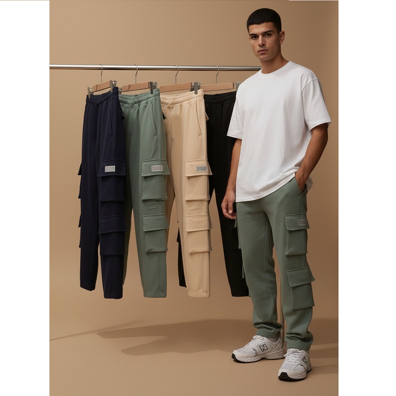 شلوار بنگال کارگو مردانه مدل HAMED-مشکی