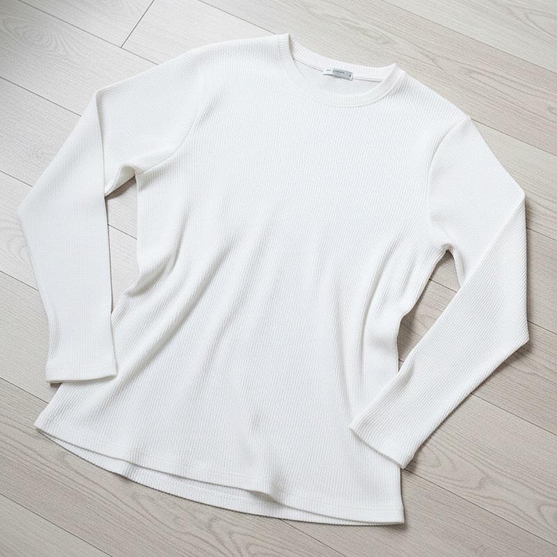 بلوز مردانه آستین بلند سفید مدل Atra